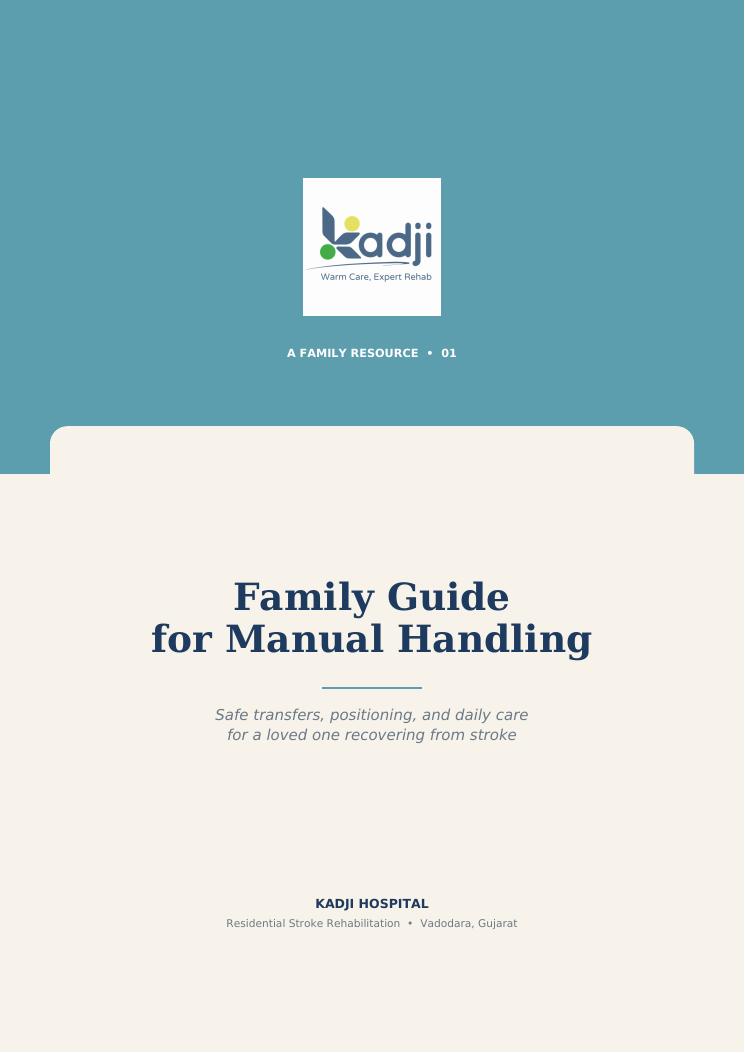 Family Guide for Manual Handling — cover preview
